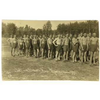 Pelotón Wehrmacht en el entrenamiento deportivo. Espenlaub militaria